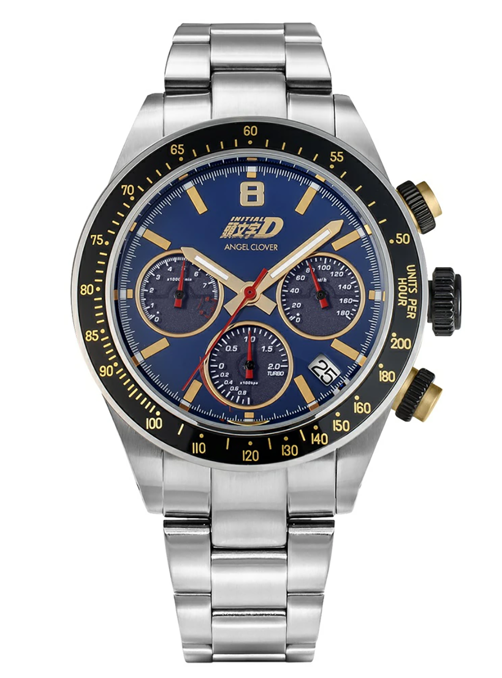 IN40-GC8] ANGEL CLOVER × INITIAL D 30TH ANNIVERSARY WATCH BUNTA