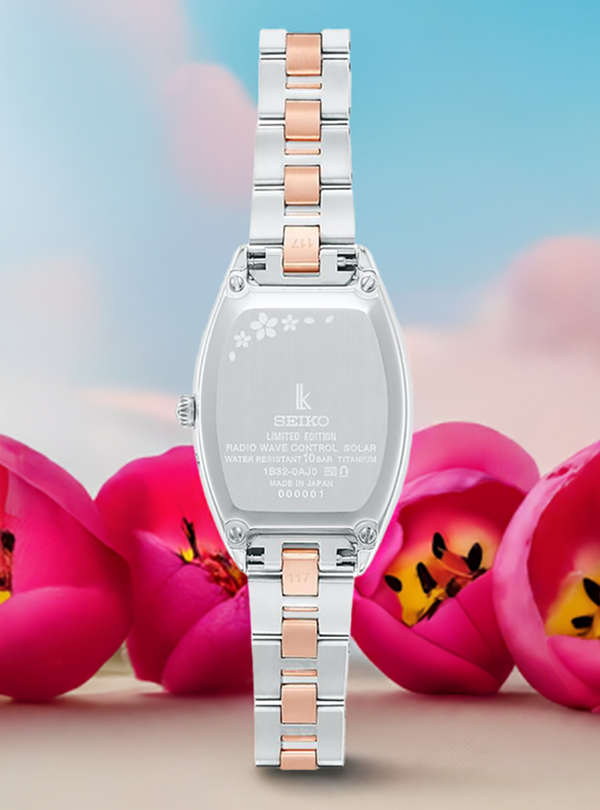 SEIKO LUKIA WATCH ESSENTIAL COLLECTION 2025 SAKURA BLOOMING LIMITED EDITION SSQW088 LADIES' MADE IN JAPAN JDM