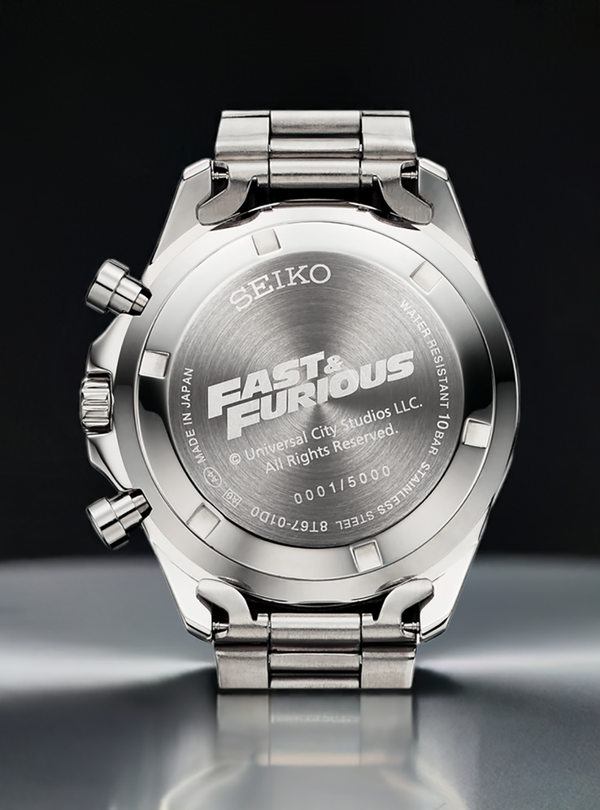 SEIKO x FAST & FURIOUS BRIAN MODEL WATCH LIMITED EDITION MADE IN JAPAN
