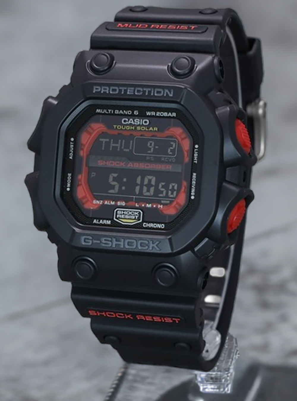 CASIO G-SHOCK GXW56 ソーラー 電波時計 ブラック/レッド Casio G-Shock GX Series Tough Solar Watch - GXW-56-1AJF – japan-select