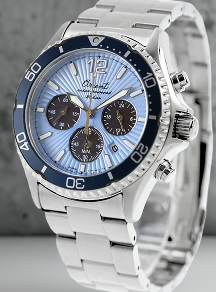 ORIENT MAKO WATCH SOLAR POWERED 75TH ANNIVERSARY MODEL RN-TX0210L LIMITED EDITION MADE IN JAPAN JDM