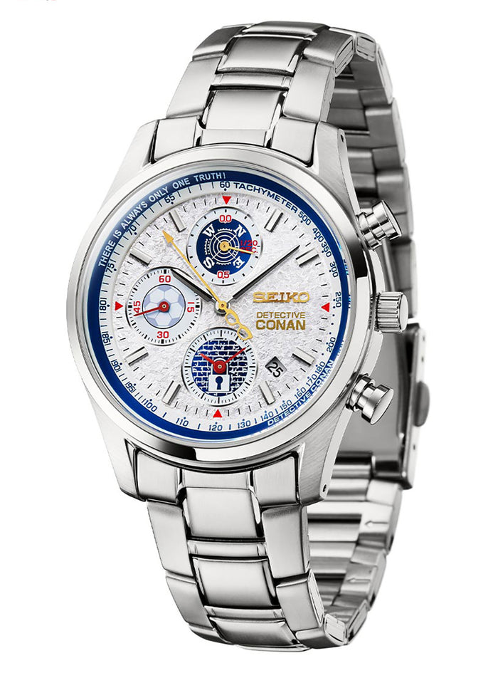 DETECTIVE CONAN × SEIKO COLLABORATION MODEL CHRONOGRAPH LIMITED EDITION MADE IN JAPAN