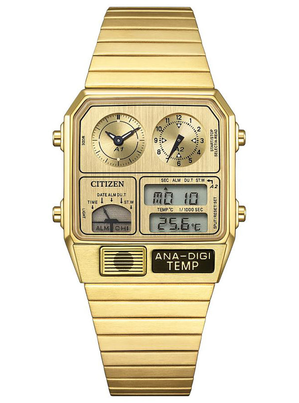 CITIZEN COLLACTION METALIC ANA-DIGI TEMP WATCH RECORD LABEL LIMITED EDITION JAPAN MOV'T JDM