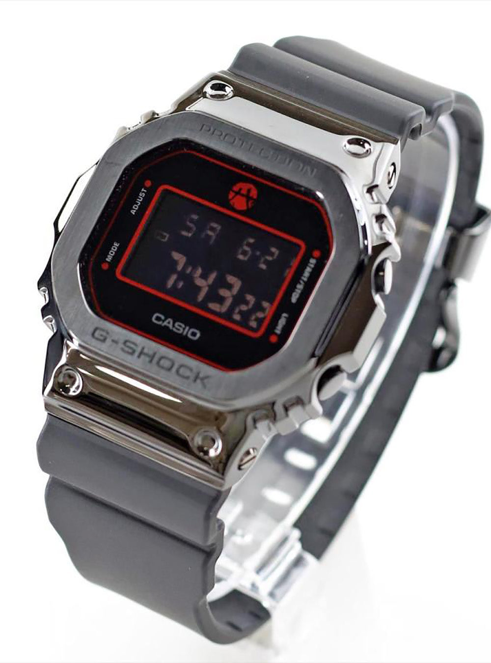 Casio G-Shock GM5600RH-1 Edizione Speciale Rui Hachimura - Orologio Digitale Nero Con Dettagli Rossi