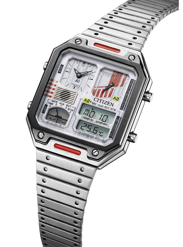 CITIZEN COLLECTION RECORD LABEL THERMO SENSOR "X-WING" JG2131-51H LIMITED EDITION JAPAN MOV'T JDMWRISTWATCHjapan-select