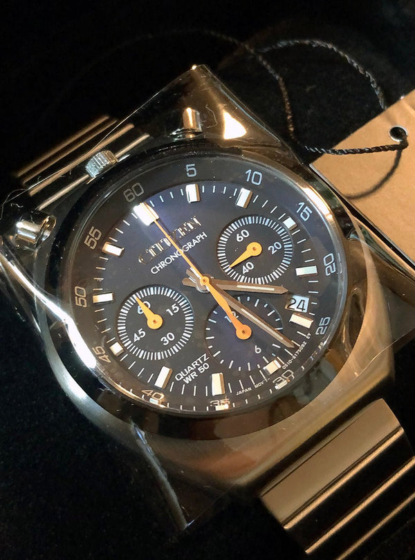 CITIZEN RECORD LABEL TSUNO(BULLHEAD) CHRONO AN3660-81L JDMWatchesjapan-select