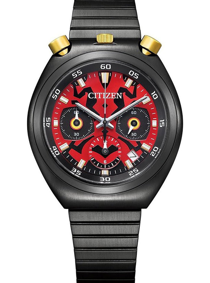 CITIZEN RECORD LABEL TSUNO(BULLHEAD) CHRONO "DARTH MAUL" AN3668-55W LIMITED EDITION JAPAN MOV'T JDMWatchesjapan-select