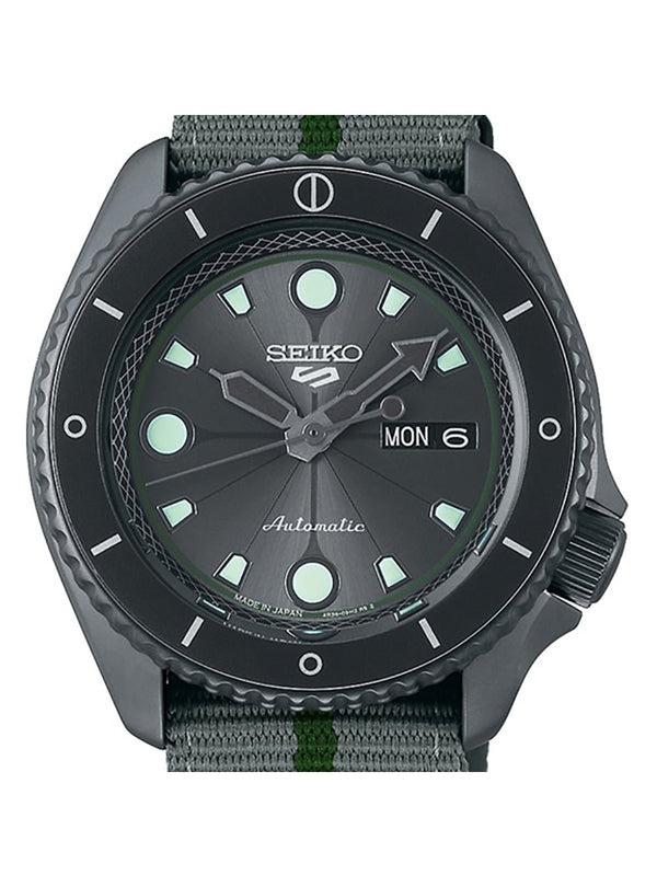 SEIKO 5 SPORTS NARUTO & BORUTO LIMITED EDITION SHIKAMARU NARA MODEL SBSA097 MADE IN JAPAN JDMWRISTWATCHjapan-select