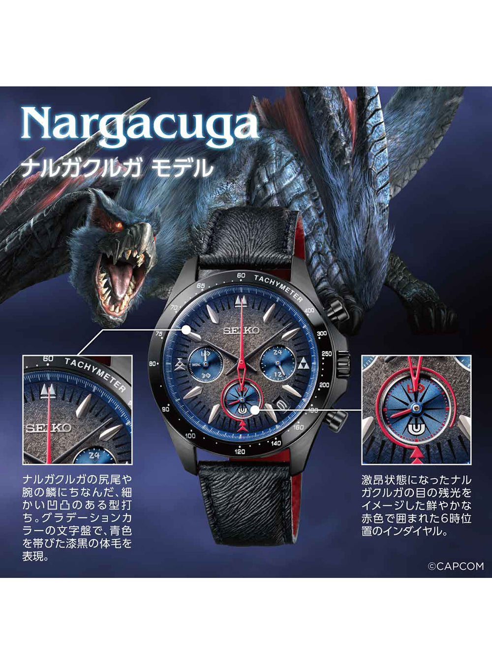 SEIKO × MONSTER HUNTER 20TH ANNIVERSARY COLLABORATION MODEL