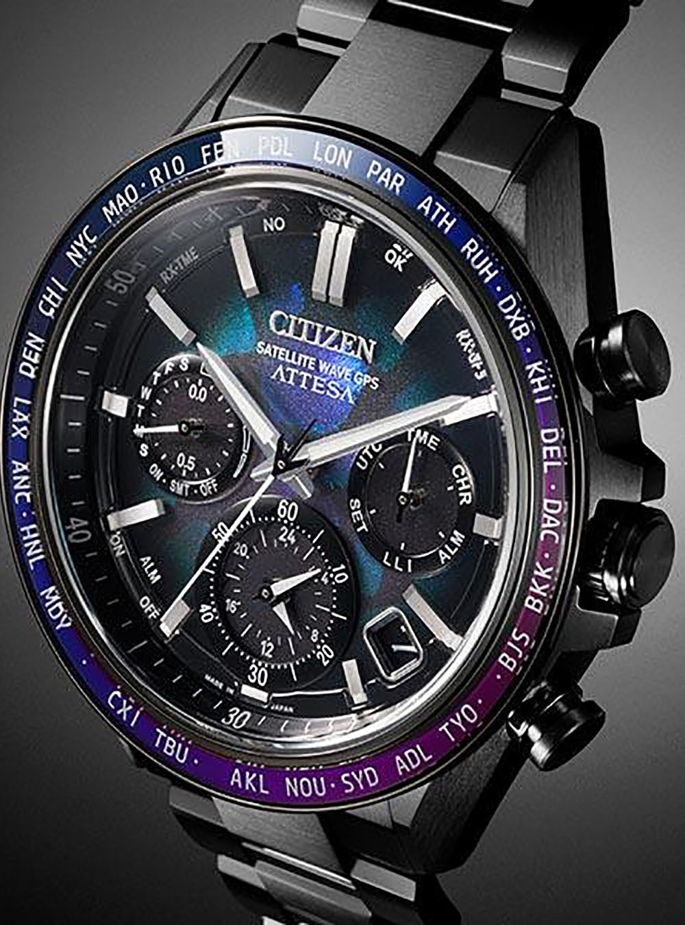 Citizen attesa black titanium best sale