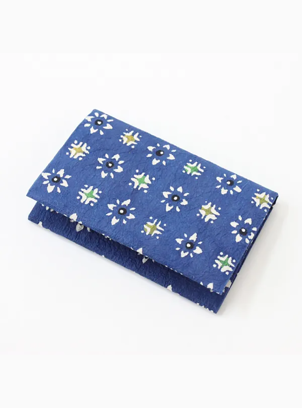 Keijusha Business Card Holder Made from Traditional Japanese Washi – [Starflower Pattern]