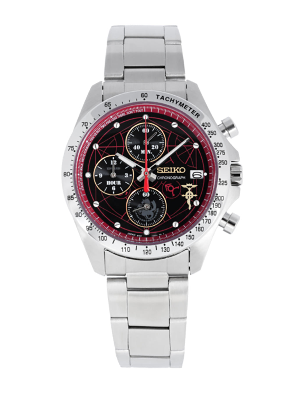SEIKO × FULLMETAL ALCHEMIST COLLABORATION WATCH EDWARD ELRIC MODEL