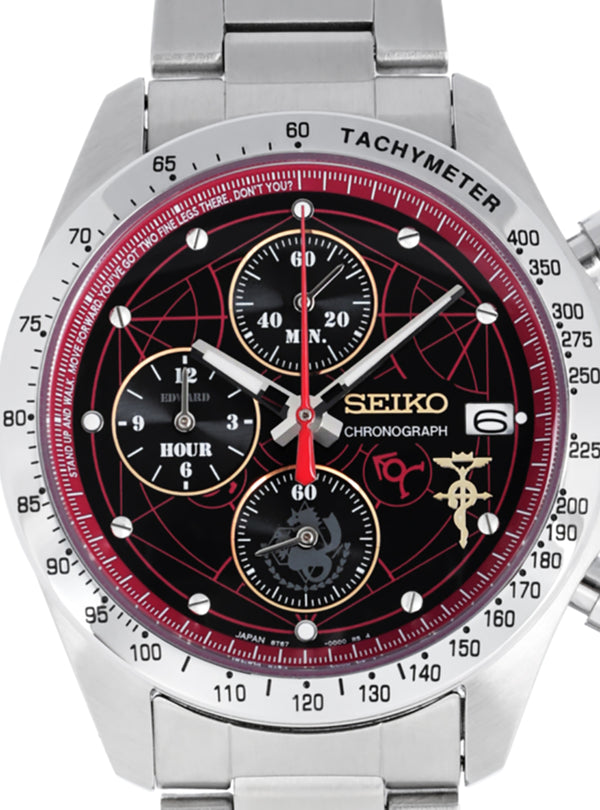 SEIKO × FULLMETAL ALCHEMIST COLLABORATION WATCH EDWARD ELRIC MODEL MADE IN JAPAN
