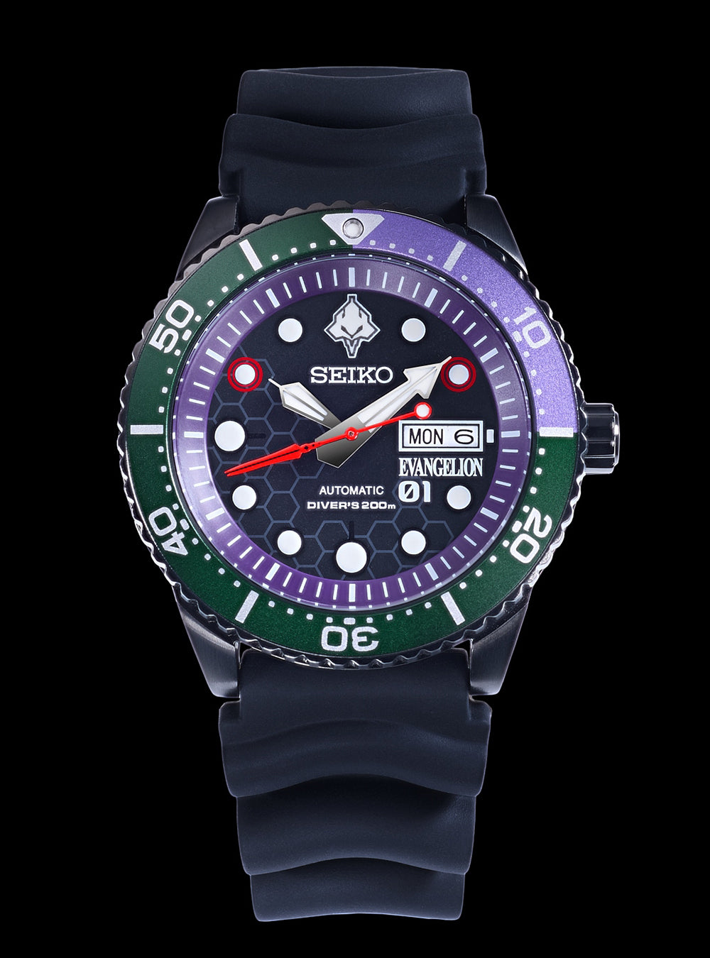 SEIKO × EVANGELION EVA-01 DIVER'S WATCH LIMITED EDITION MADE IN