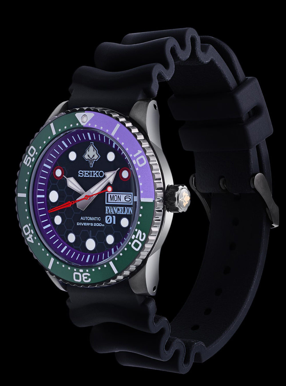 SEIKO × EVANGELION EVA-01 DIVER'S WATCH LIMITED EDITION MADE IN