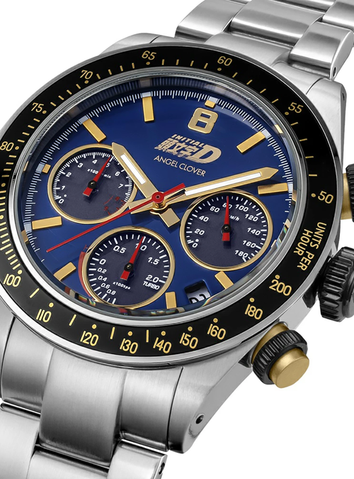 IN40-GC8] ANGEL CLOVER × INITIAL D 30TH ANNIVERSARY WATCH BUNTA