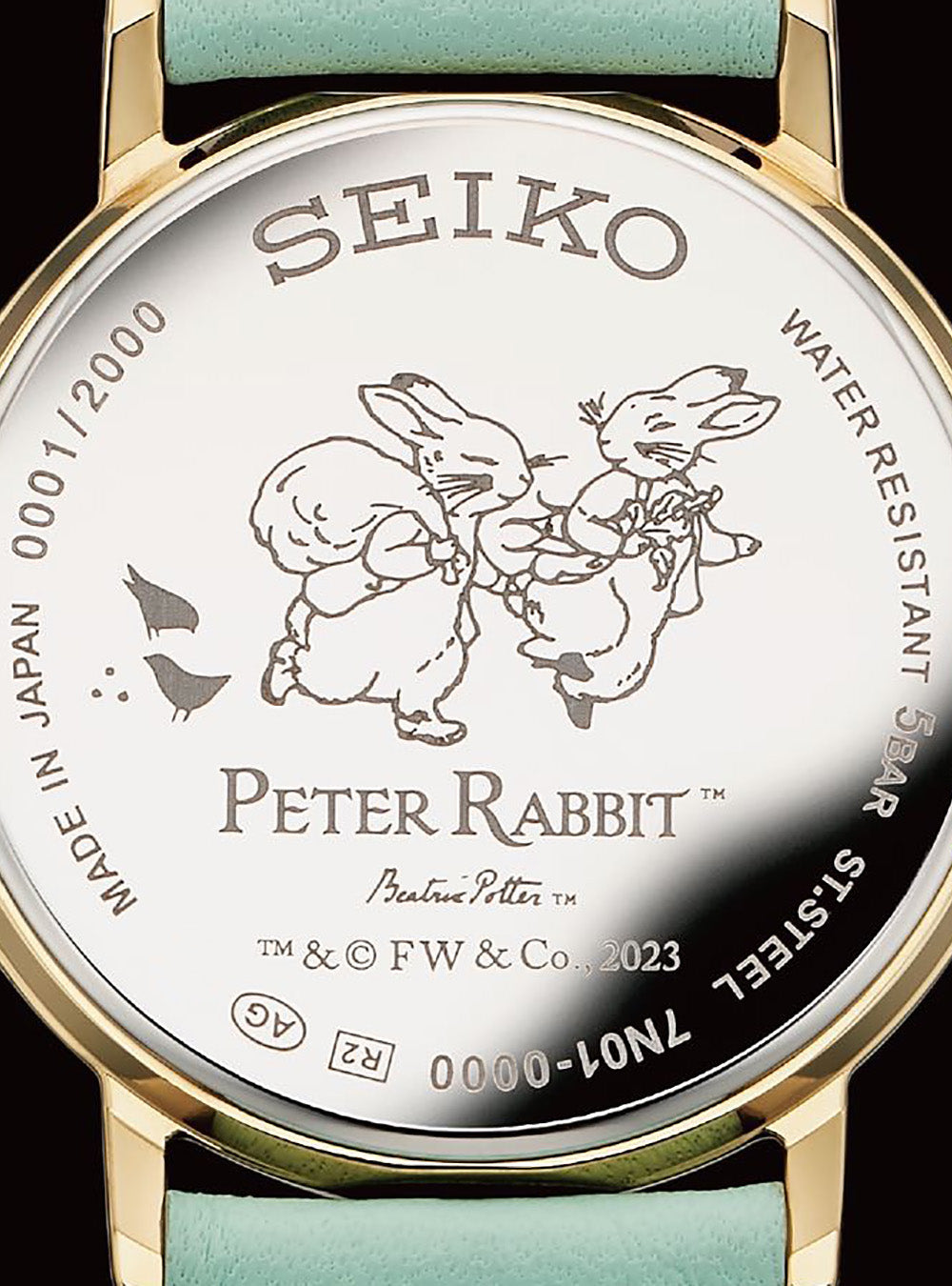 SEIKO x PETER RABBIT COLLABORATION WATCH LIMITED EDITION MADE IN JAPAN ...