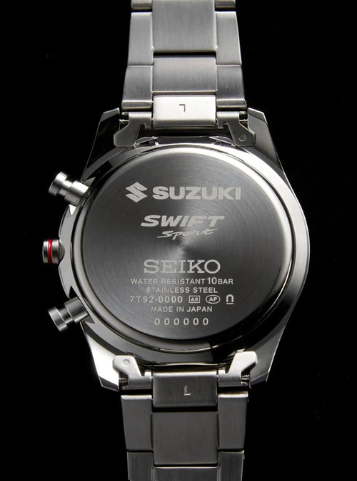 SUZUKI SWIFT SPORT × SEIKO COLLABORATION MODEL CHRONOGRAPH WATCH 