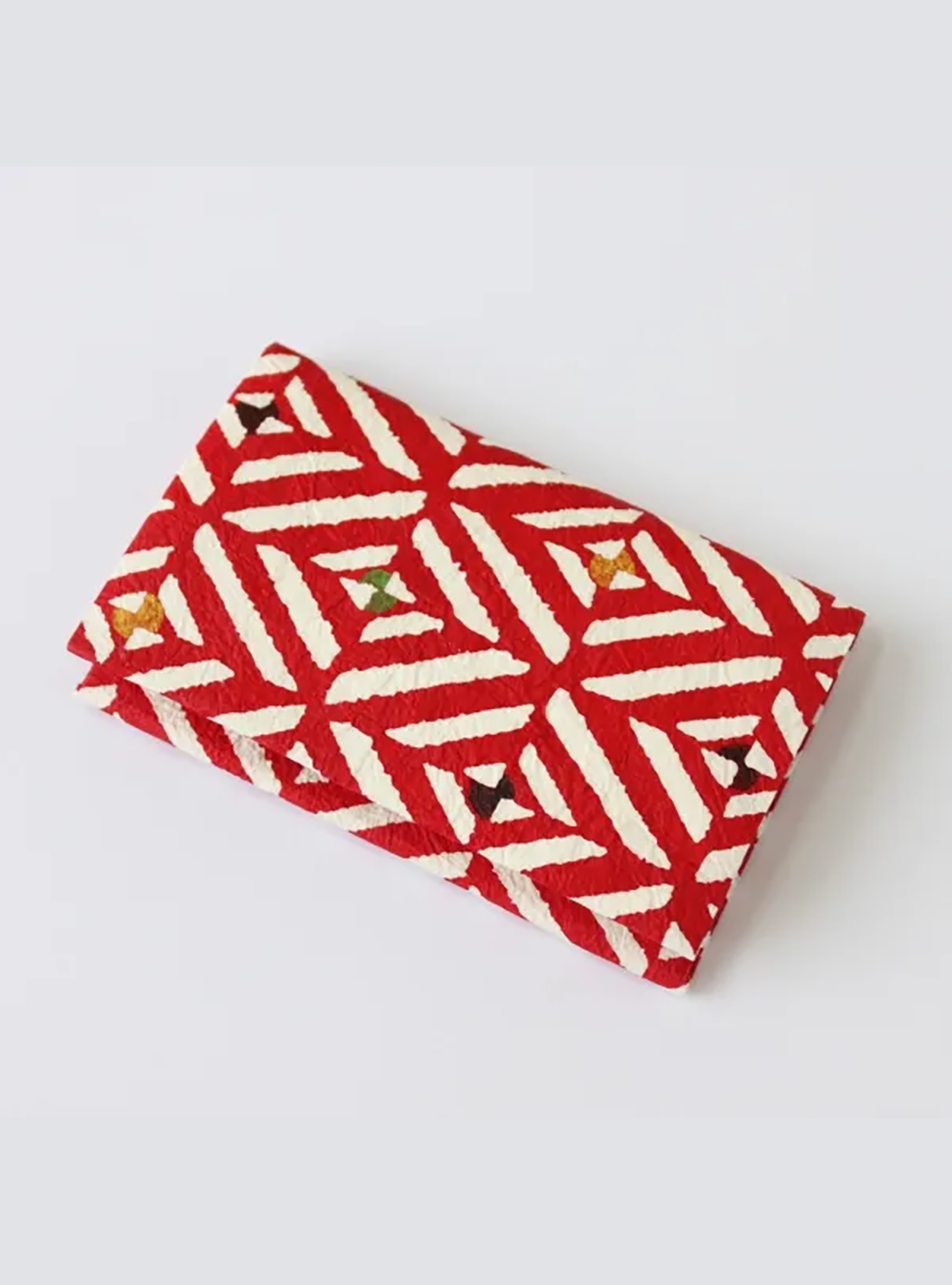 Keijusha Business Card Holder Made from Traditional Japanese Washi – [Diamond Pattern]
