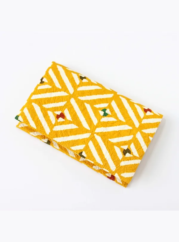Keijusha Business Card Holder Made from Traditional Japanese Washi – [Diamond Pattern]
