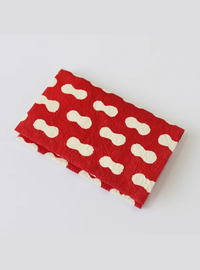 Keijusha Business Card Holder Made from Traditional Japanese Washi – [Cocoon Pattern]