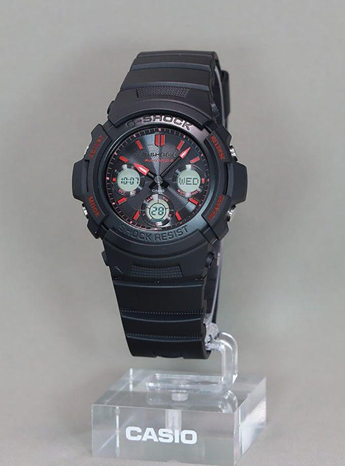 CASIO G-SHOCK ANALOG-DIGITAL FIRE PACKAGE 2024 AWG-M100FP-1A4JR JDM