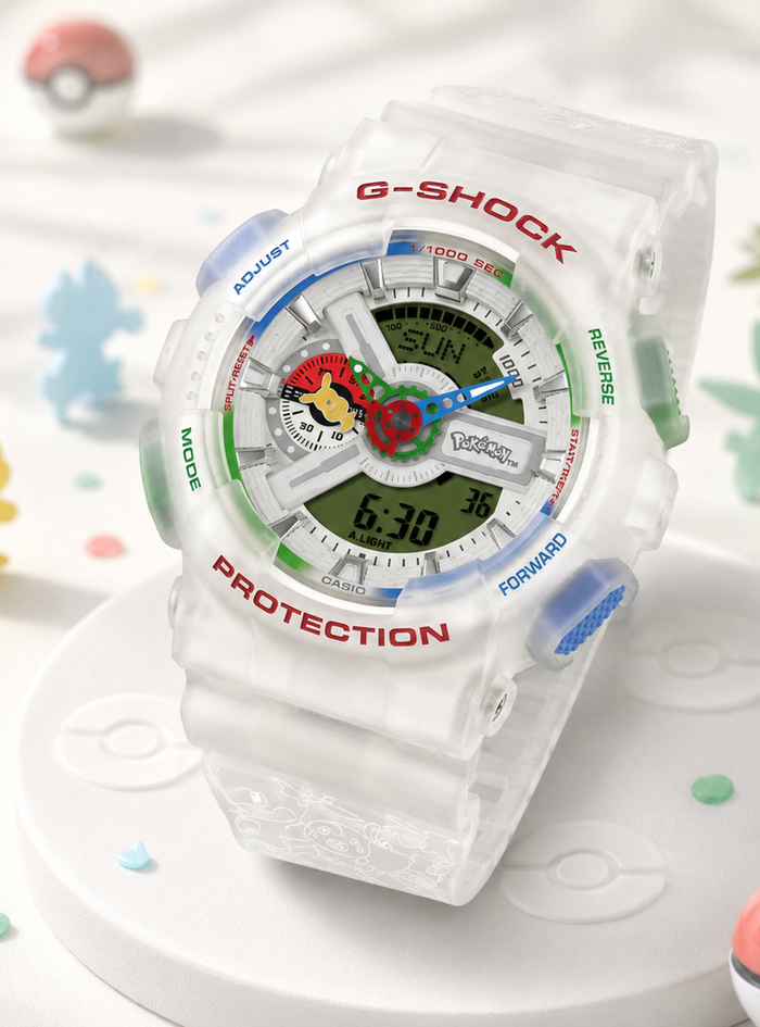 [GA-110PKM-7AJR] CASIO G-SHOCK POKÉMON COLLABORATION MODEL ANALOG-DIGITAL 110 SERIES WATCH MADE IN JAPAN JDM