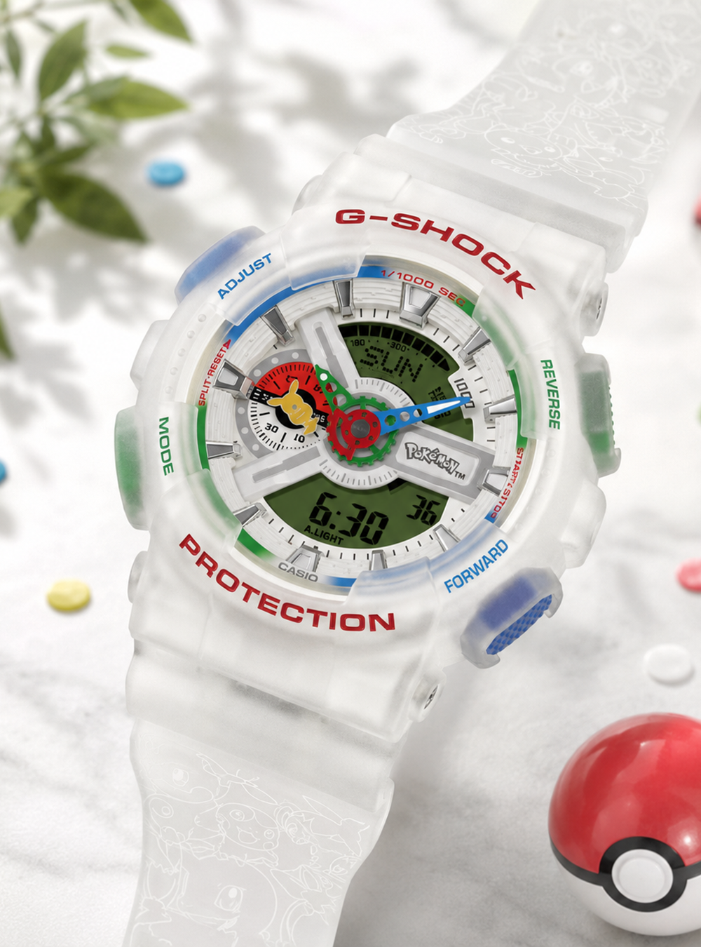 [GA-110PKM-7AJR] CASIO G-SHOCK POKÉMON COLLABORATION MODEL ANALOG-DIGITAL 110 SERIES WATCH MADE IN JAPAN JDM