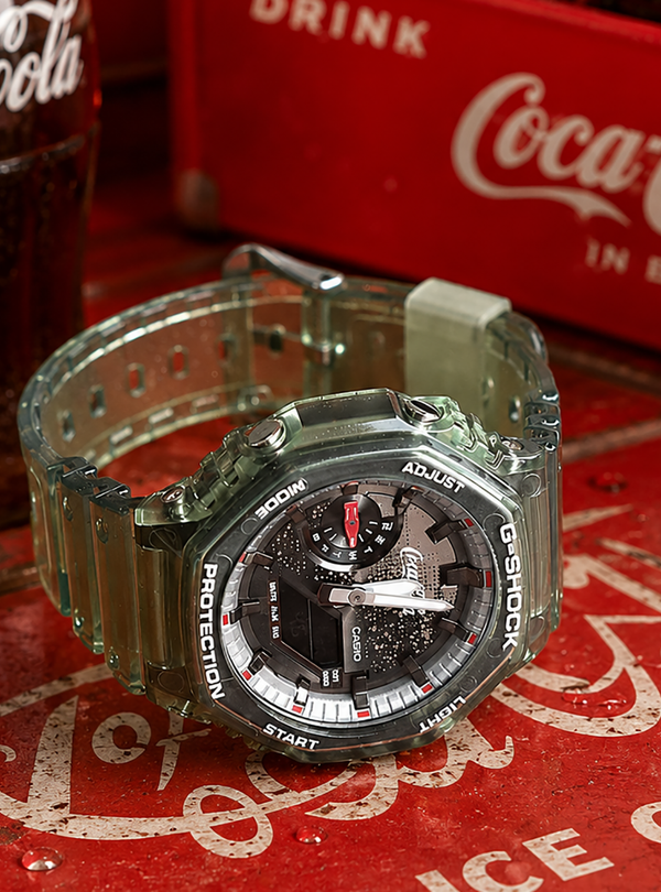 [GA-2100CC-3AJR] CASIO G-SHOCK COCA-COLA® COLLABORATION MODEL ANALOG-DIGITAL 2100 SERIES WATCH JAPAN MOV'T JDM