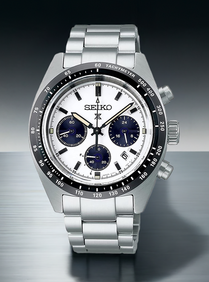 SEIKO SBDL085 パンダ SEIKO Solar Chronograph Watch - JDM Made in Japan – japan-select