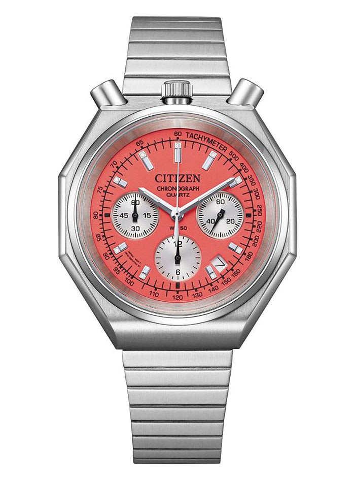 [AN3700-89Z] CITIZEN RECORD LABEL PLAYGROUND EDITION TSUNO(BULLHEAD) CHRONO WATCH JAPAN MOV'T JDM
