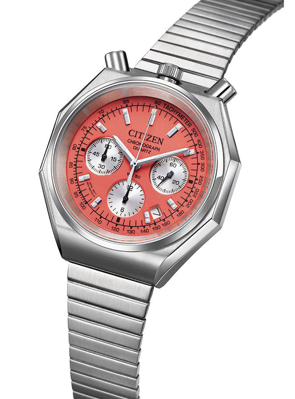 [AN3700-89Z] CITIZEN RECORD LABEL PLAYGROUND EDITION TSUNO(BULLHEAD) CHRONO WATCH JAPAN MOV'T JDM
