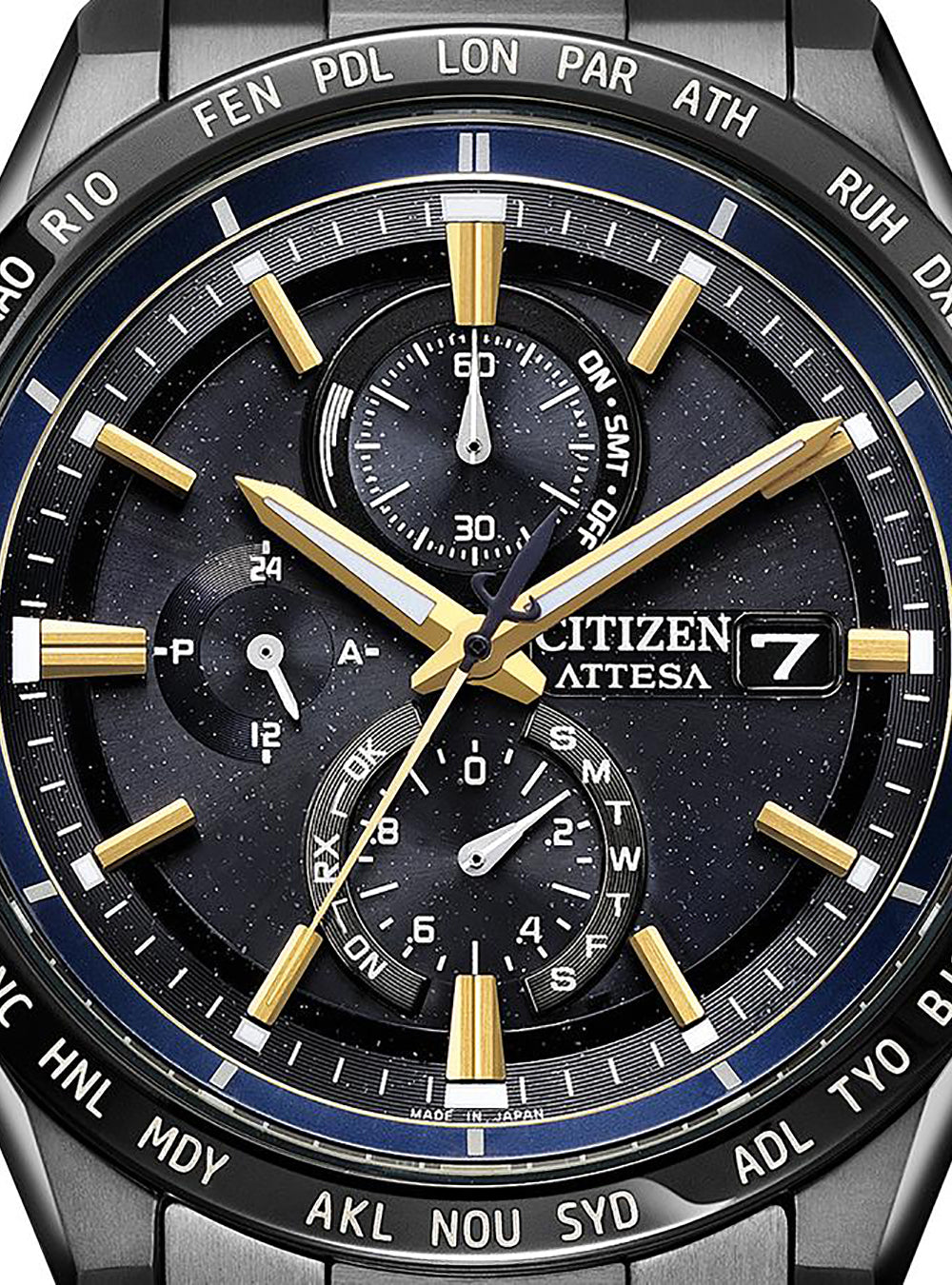 [AT8289-67E] CITIZEN WATCH ATTESA JAXA LABEL HTV-X LIMITED MODEL MADE IN JAPAN JDM
