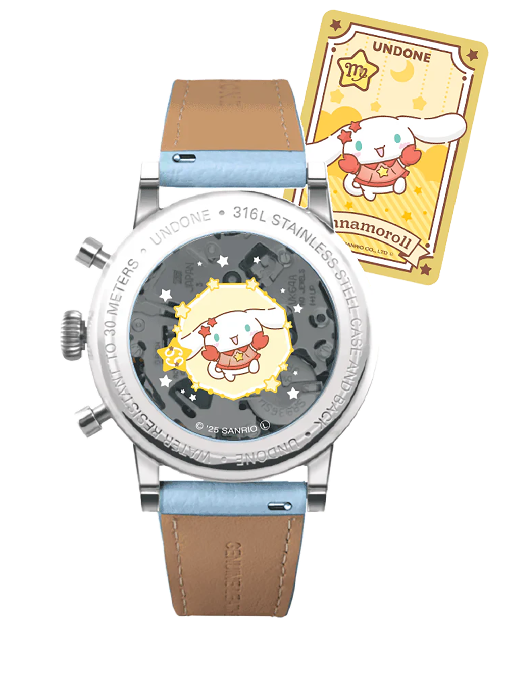 UNDONE × CINNAMOROLL WATCH DREAMY BLUE JAPAN-ONLY MODEL JAPAN MOV'T