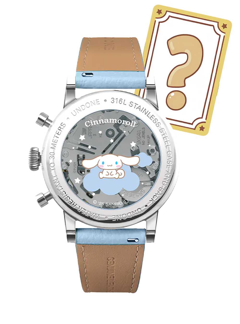 UNDONE × CINNAMOROLL WATCH DREAMY BLUE JAPAN-ONLY MODEL JAPAN MOV'T