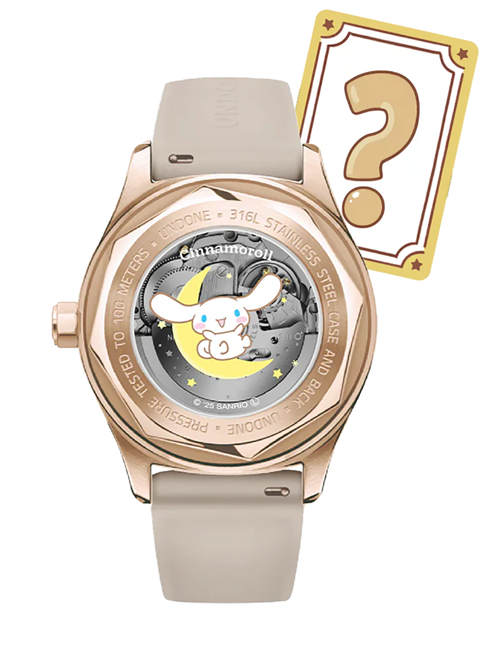 UNDONE × CINNAMOROLL WATCH DREAMY BEIGE JAPAN-ONLY MODEL JAPAN MOV'T
