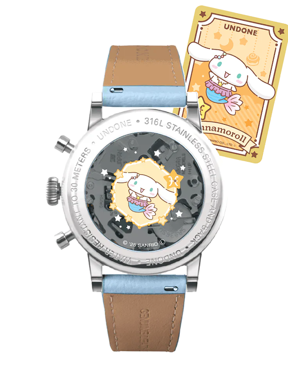 UNDONE × CINNAMOROLL WATCH DREAMY BLUE JAPAN-ONLY MODEL JAPAN MOV'T