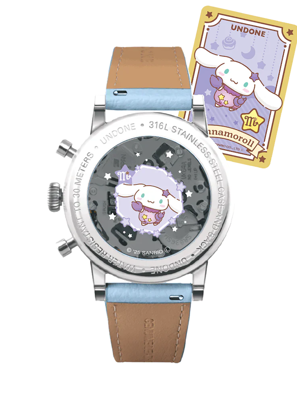 UNDONE × CINNAMOROLL WATCH DREAMY BLUE JAPAN-ONLY MODEL JAPAN MOV'T