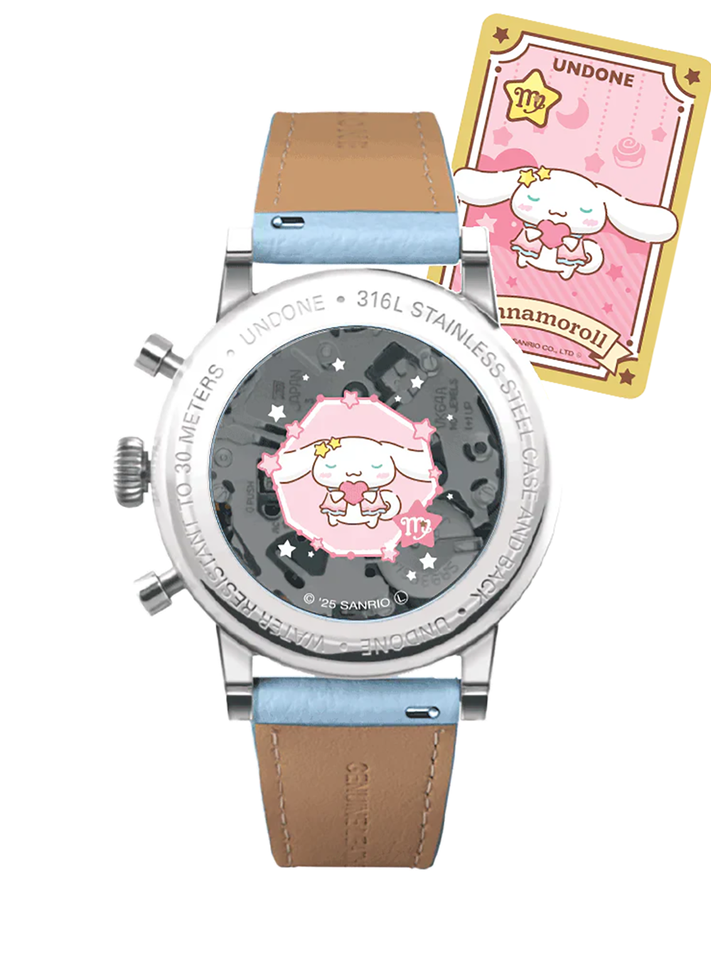 UNDONE × CINNAMOROLL WATCH DREAMY BLUE JAPAN-ONLY MODEL JAPAN MOV'T