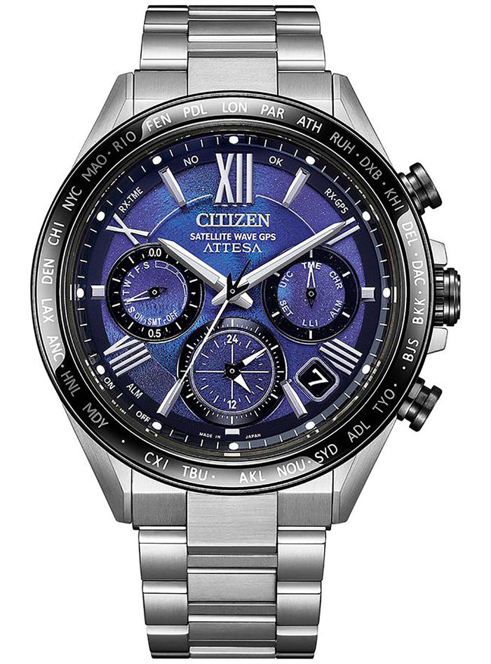 CITIZEN ATTESA WATCH / UNITE WITH BLUE LIMITED-EDITION MODEL ECO-DRIVE SATELLITE WAVE GPS F950 CC4075-50L MADE IN JAPAN JDM