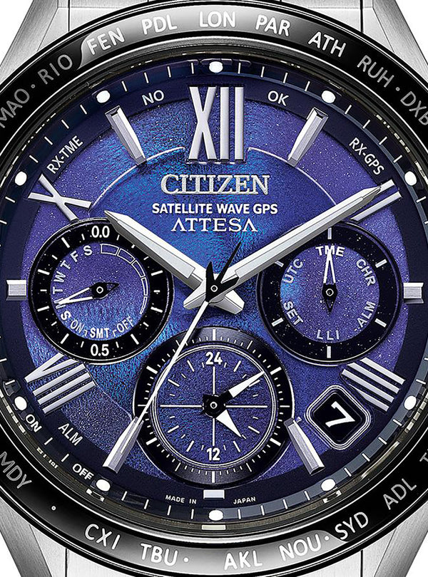 CITIZEN ATTESA WATCH / UNITE WITH BLUE LIMITED-EDITION MODEL ECO-DRIVE SATELLITE WAVE GPS F950 CC4075-50L MADE IN JAPAN JDM
