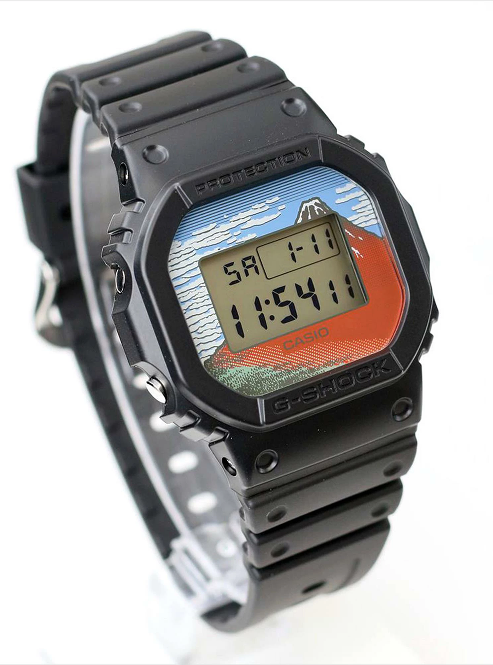 CASIO WATCH G-SHOCK HOKUSAI KATSUSHIKA DIGITAL 5600 SERIES CASIO WATCH G-SHOCK HOKUSAI KATSUSHIKA DIGITAL 5600 SERIES
