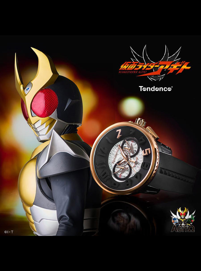 TENDENCE × KAMEN RIDER AGITO 25TH ANNIVERSARY COLLABORATION WATCH TG046015 LIMITED EDITION
