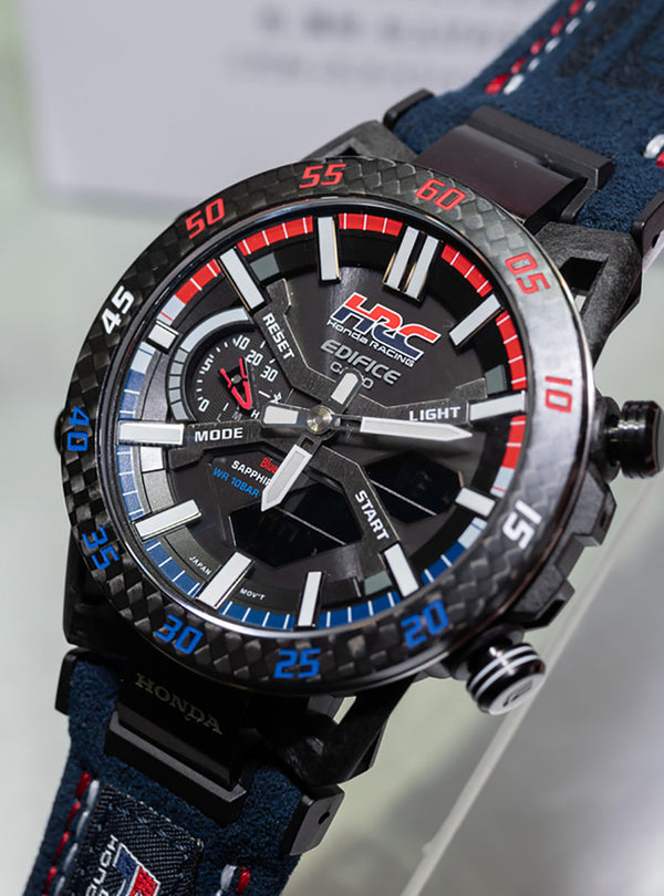 CASIO WATCH EDIFICE HONDA RACING COLLABORATION MODEL EDIFICE SOSPENSIONE ECB-2000HR-1AJR JAPAN MOV'T JDM
