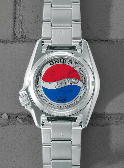 Seiko 5 Sposts SBSA319 Pepsiコラボ 新品】SEIKO ✕ PEPSI コラボ セイコー5スポーツ(SBSA319) 9月