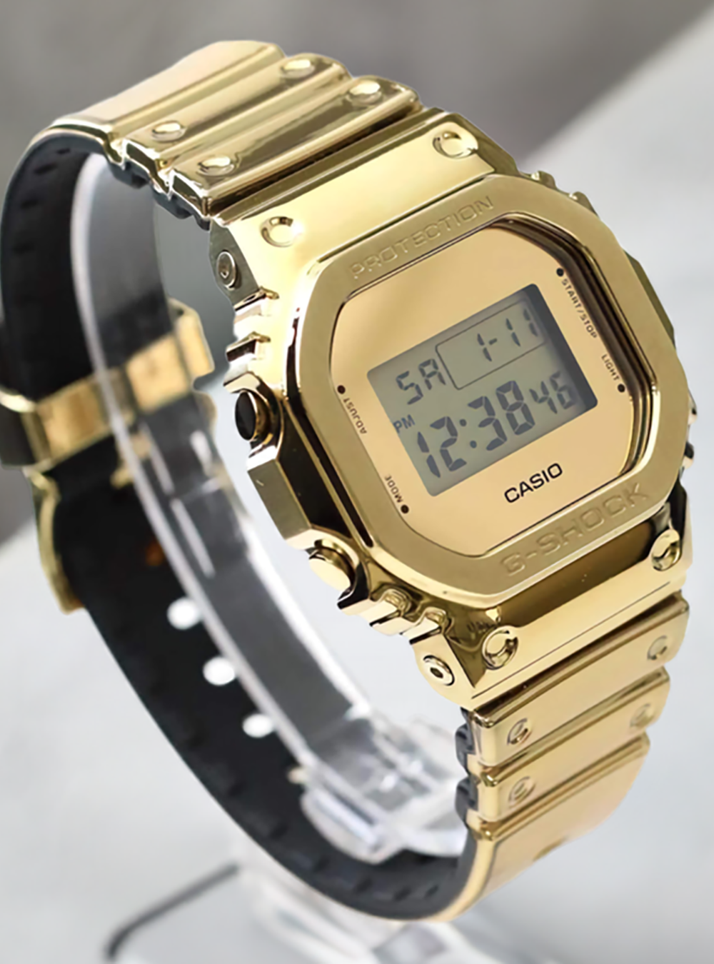 CASIO WATCH G-SHOCK FINE METALLIC SERIES G-STEEL 5600 SERIES CASIO WATCH G-SHOCK FINE METALLIC SERIES G-STEEL 5600 SERIES