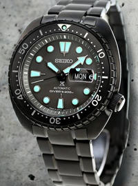 SEIKO WATCH PROSPEX SEA THE BLACK SERIES SBDY127 / SRPK43 MADE IN JAPAN JDM
