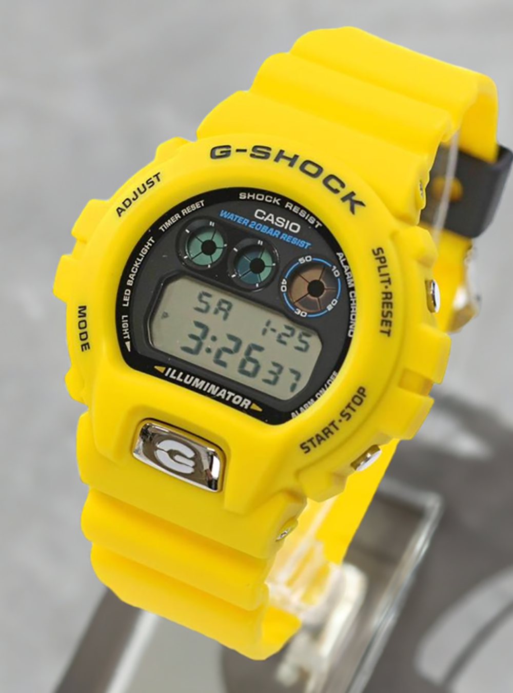 動作確認済 CASIO G-SHOCK DW-6900PL-9JFイエロー CASIO WATCH G-SHOCK 6900 SERIES 30TH ANNIVERSARY MODEL