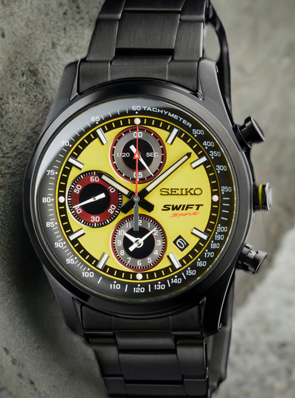 SUZUKI SWIFT SPORT × SEIKO COLLABORATION MODEL CHRONOGRAPH WATCH SUZUKI SWIFT SPORT × SEIKO COLLABORATION MODEL CHRONOGRAPH WATCH