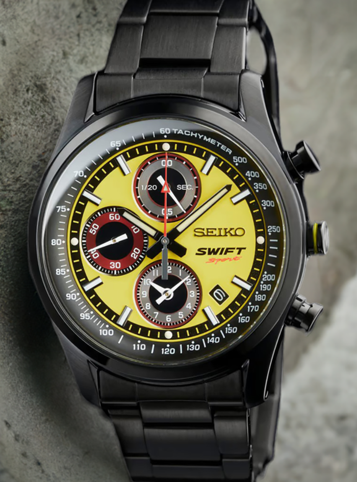 SUZUKI SWIFT SPORT × SEIKO COLLABORATION MODEL CHRONOGRAPH WATCH SUZUKI SWIFT SPORT × SEIKO COLLABORATION MODEL CHRONOGRAPH WATCH